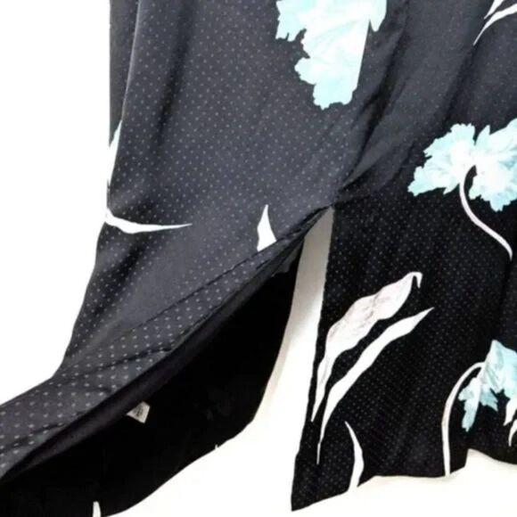 NWT 1.STATE Twilight Satin Leaf Duster Kimono L - Picture 7 of 9